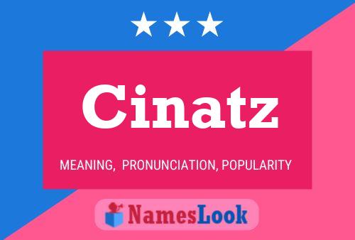 ملصق اسم Cinatz