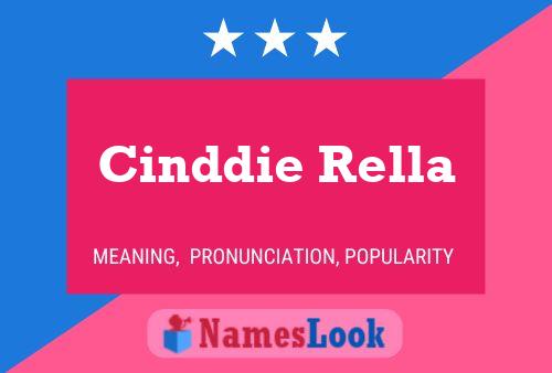 ملصق اسم Cinddie Rella