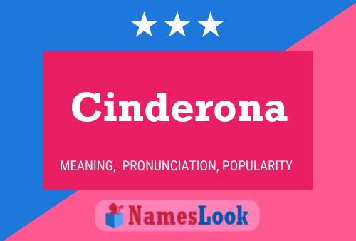 ملصق اسم Cinderona