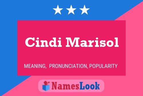 ملصق اسم Cindi Marisol