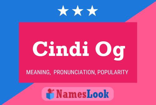 ملصق اسم Cindi Og