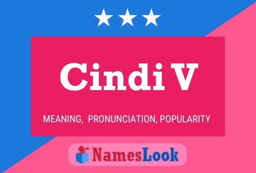 ملصق اسم Cindi V