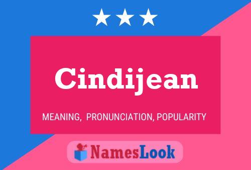 ملصق اسم Cindijean