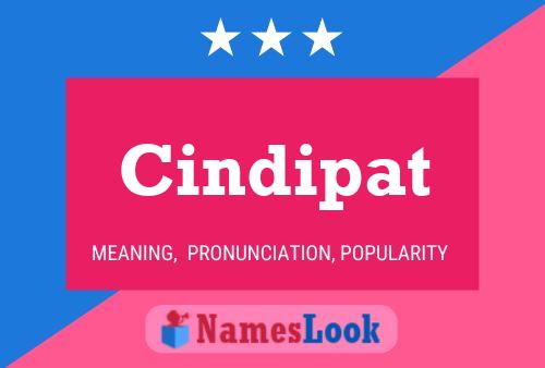 ملصق اسم Cindipat