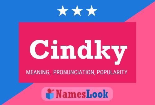 ملصق اسم Cindky