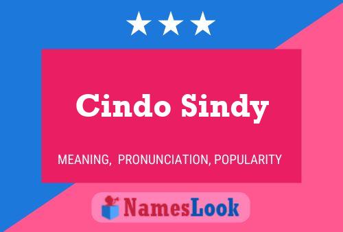 ملصق اسم Cindo Sindy