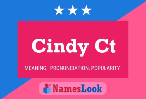 ملصق اسم Cindy Ct