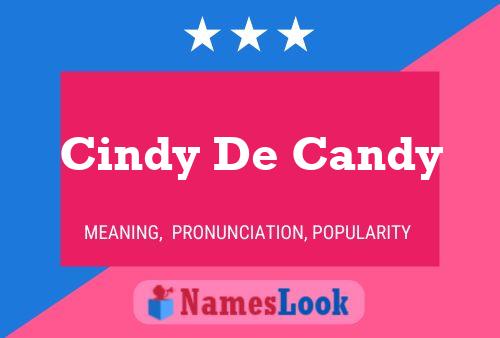 ملصق اسم Cindy De Candy