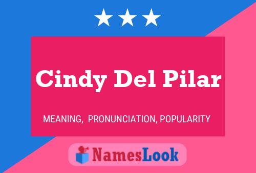 ملصق اسم Cindy Del Pilar