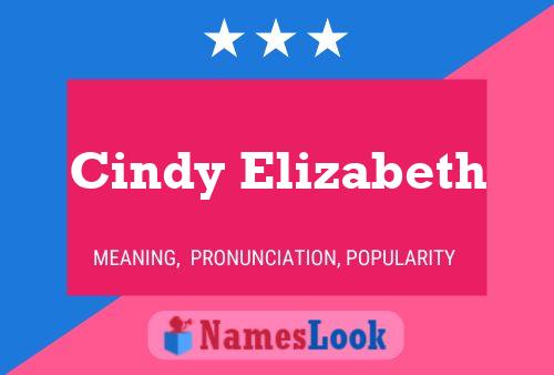 ملصق اسم Cindy Elizabeth