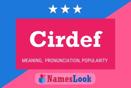 ملصق اسم Cirdef