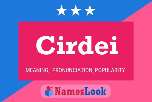 ملصق اسم Cirdei