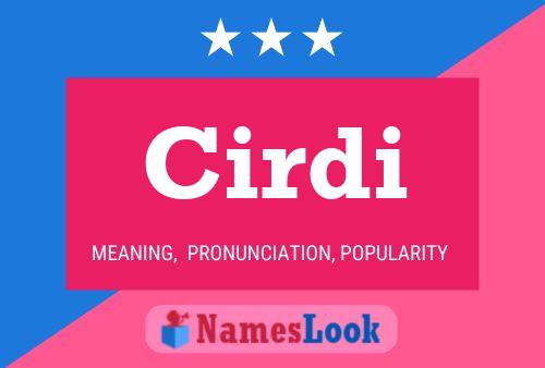 ملصق اسم Cirdi