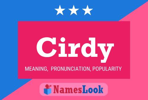 ملصق اسم Cirdy