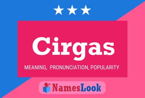 ملصق اسم Cirgas