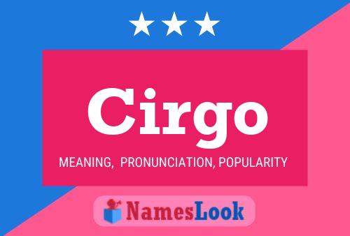 ملصق اسم Cirgo