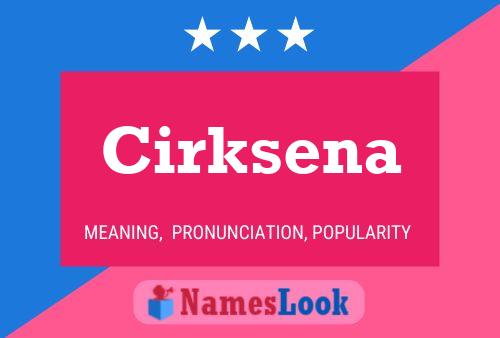 ملصق اسم Cirksena