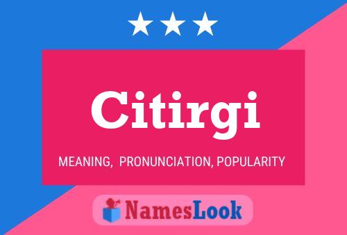 ملصق اسم Citirgi