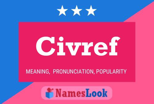 ملصق اسم Civref