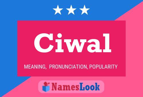 ملصق اسم Ciwal