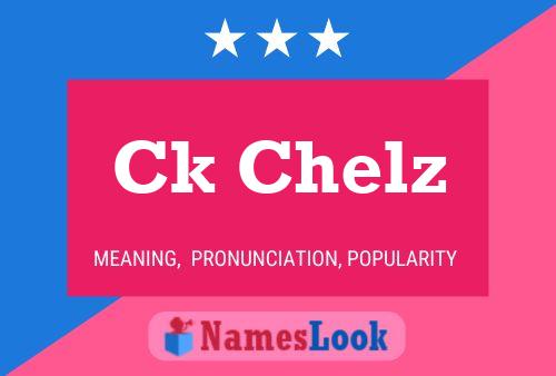 ملصق اسم Ck Chelz