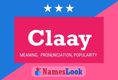 ملصق اسم Claay