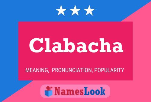 ملصق اسم Clabacha