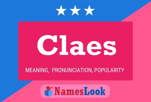 ملصق اسم Claes