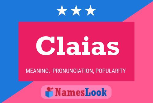 ملصق اسم Claias