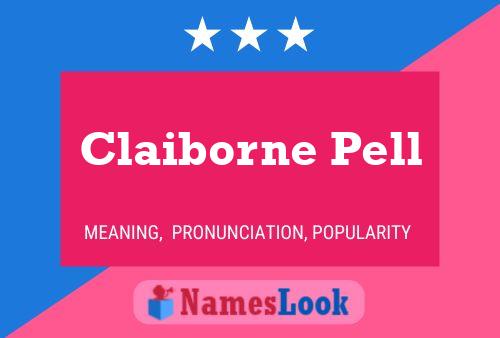 ملصق اسم Claiborne Pell