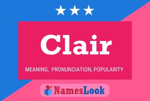 ملصق اسم Clair