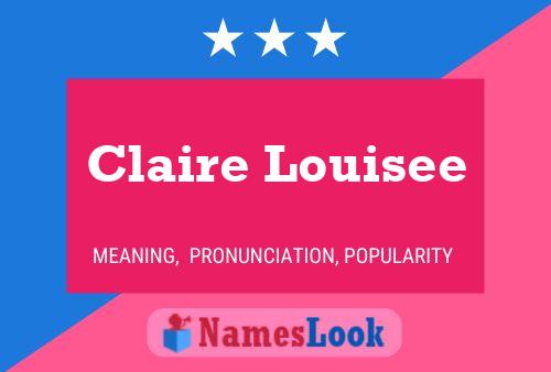 ملصق اسم Claire Louisee