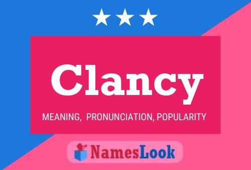 ملصق اسم Clancy