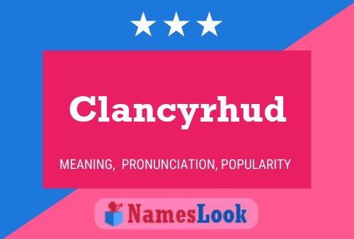 ملصق اسم Clancyrhud