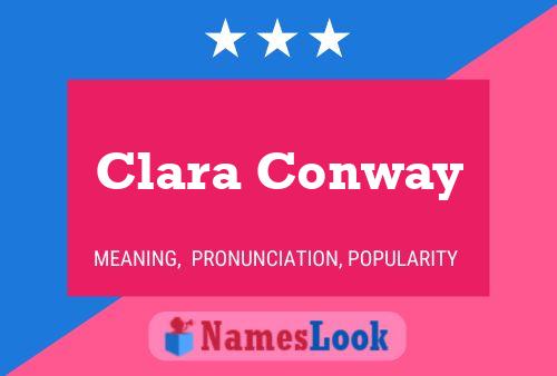 ملصق اسم Clara Conway