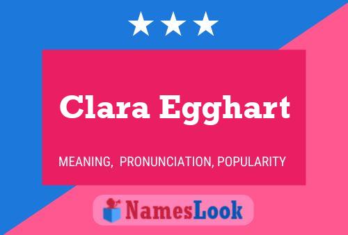 ملصق اسم Clara Egghart