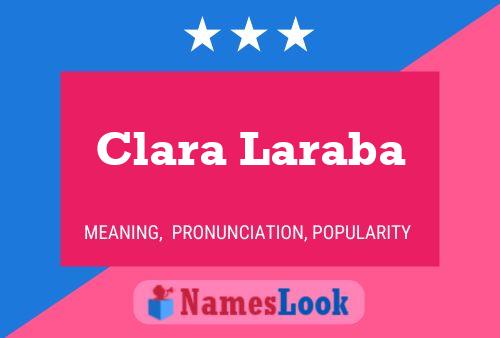 ملصق اسم Clara Laraba