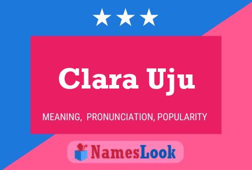 ملصق اسم Clara Uju