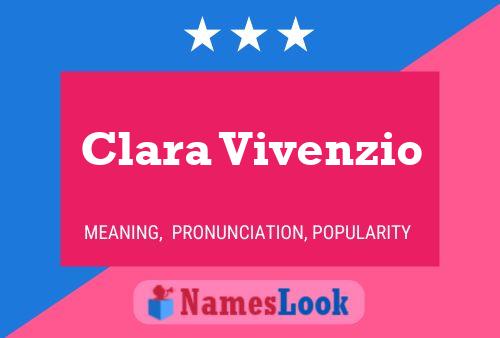 ملصق اسم Clara Vivenzio