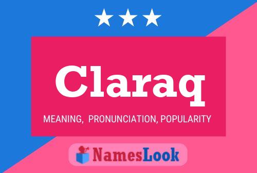 ملصق اسم Claraq