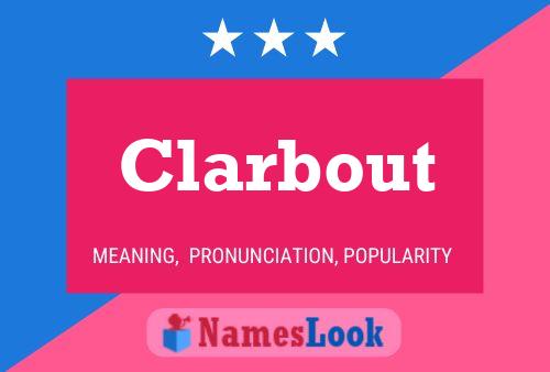 ملصق اسم Clarbout