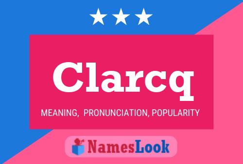 ملصق اسم Clarcq