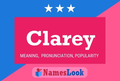 ملصق اسم Clarey