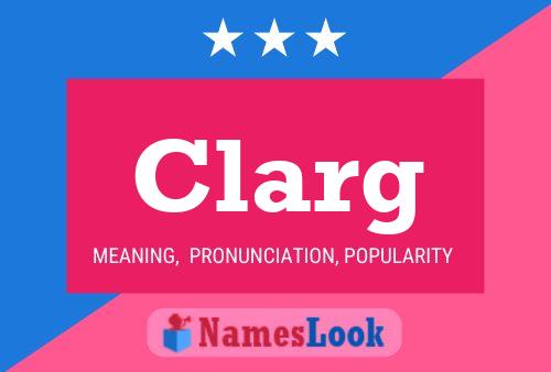 ملصق اسم Clarg