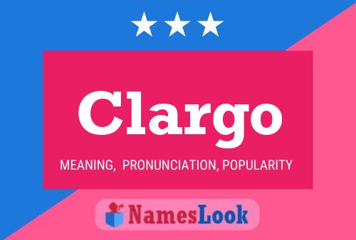 ملصق اسم Clargo