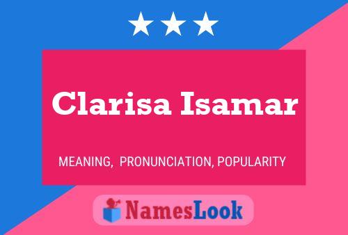 ملصق اسم Clarisa Isamar