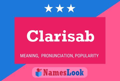 ملصق اسم Clarisab