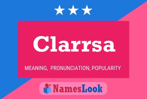 ملصق اسم Clarrsa