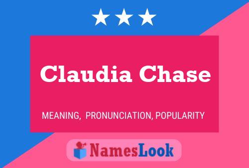 ملصق اسم Claudia Chase