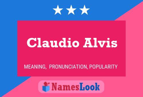 ملصق اسم Claudio Alvis